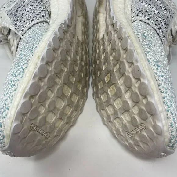 Adidas White Athletic Ultra boost Clima Parley Sneaker Shoes Size 14